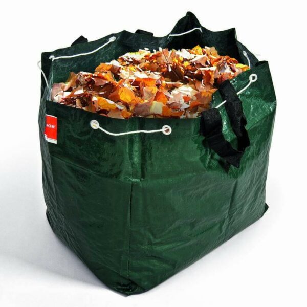 Gartensack Gartentasche Laubsack gefüllt mit Laub