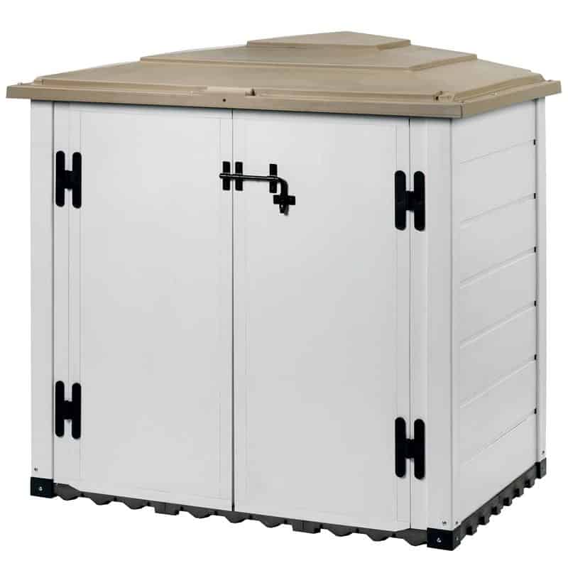 Mülltonnenverkleidung / Mülltonnenbox EVO 100 131 x 88 x 133 cm V50.08.004 geschlossen