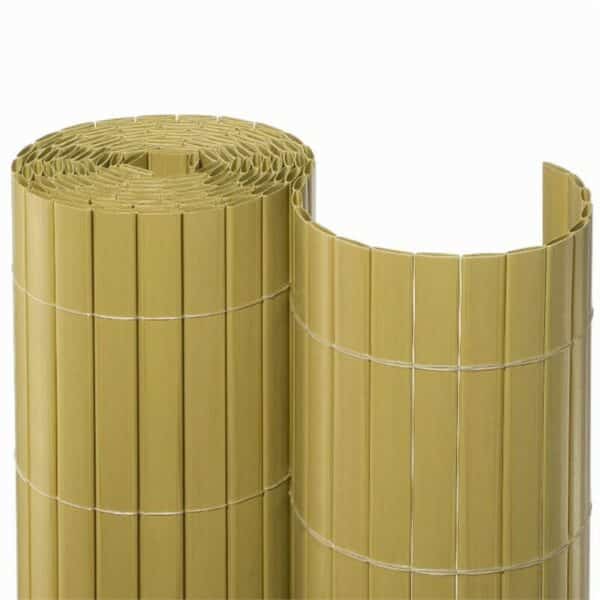 Sichtschutzmatte PVC Sichtschutz Kunststoff 10m gelb