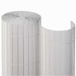 Sichtschutzmatte PVC Sichtschutz Kunststoff 3m - ca. Größe 0,90x3 m Farbe weiß Nahaufnahme
