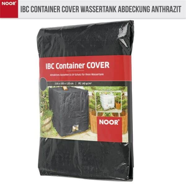 ibc container cover in verpackung